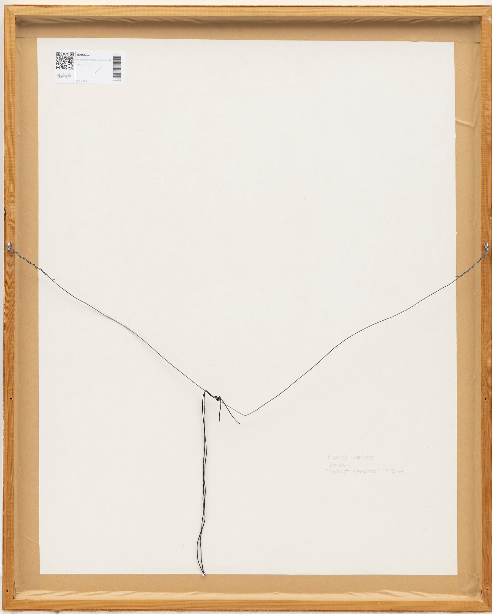 Richard Mortensen, Untitled.