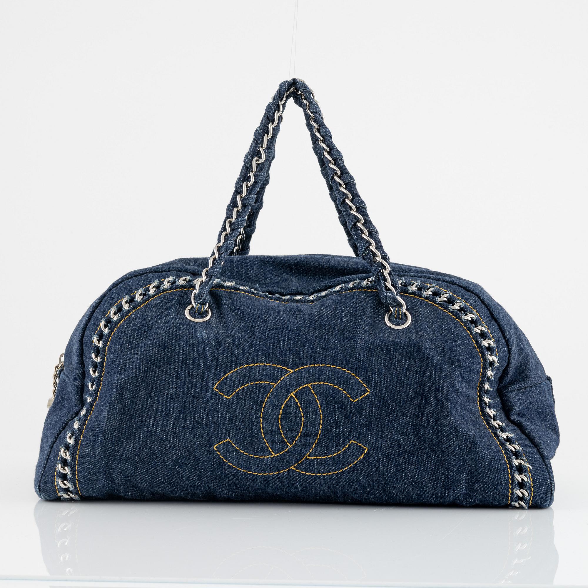 Chanel, a quilted denim handbag, 2005-06.