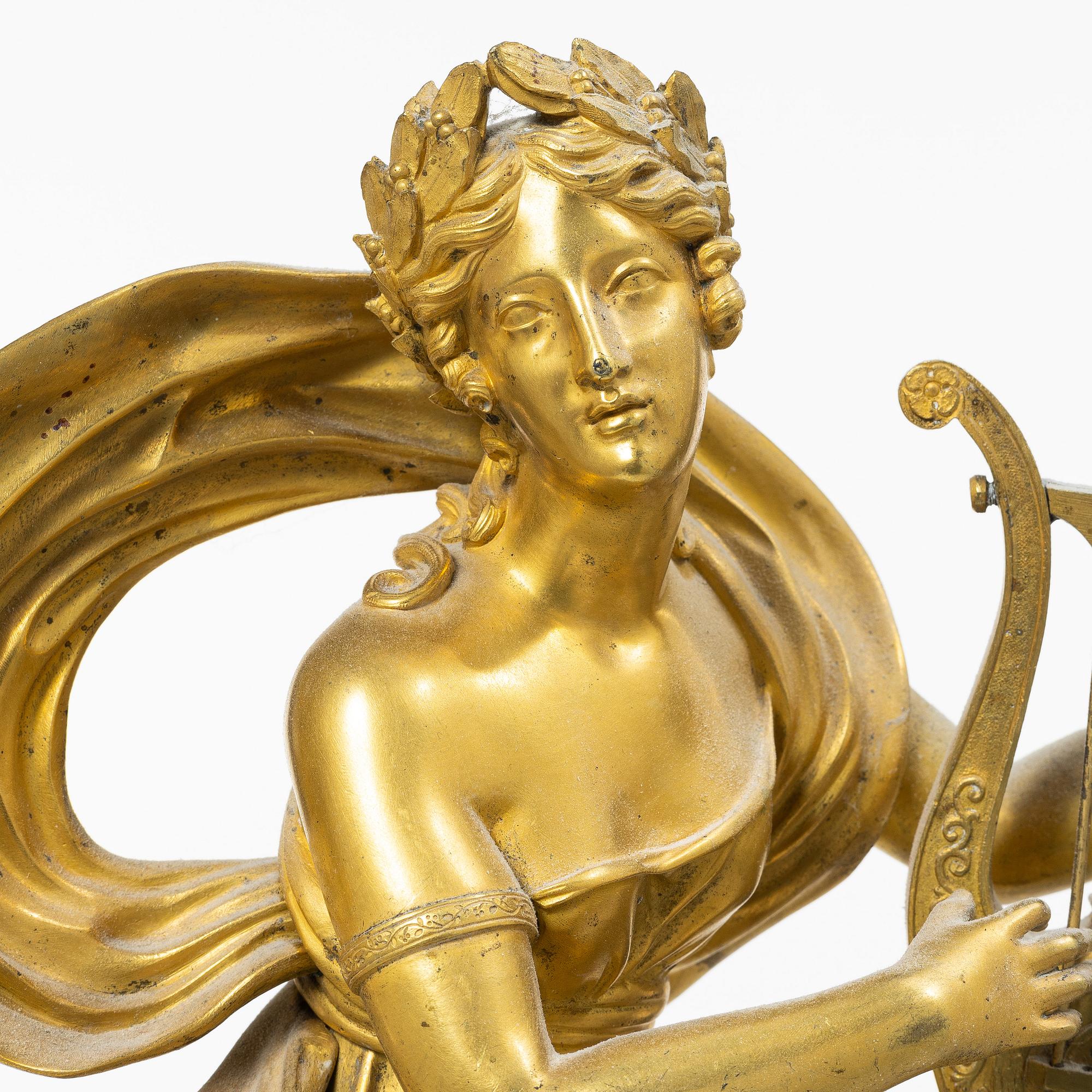 Table pendulum clock, Late Empire, 19th century.