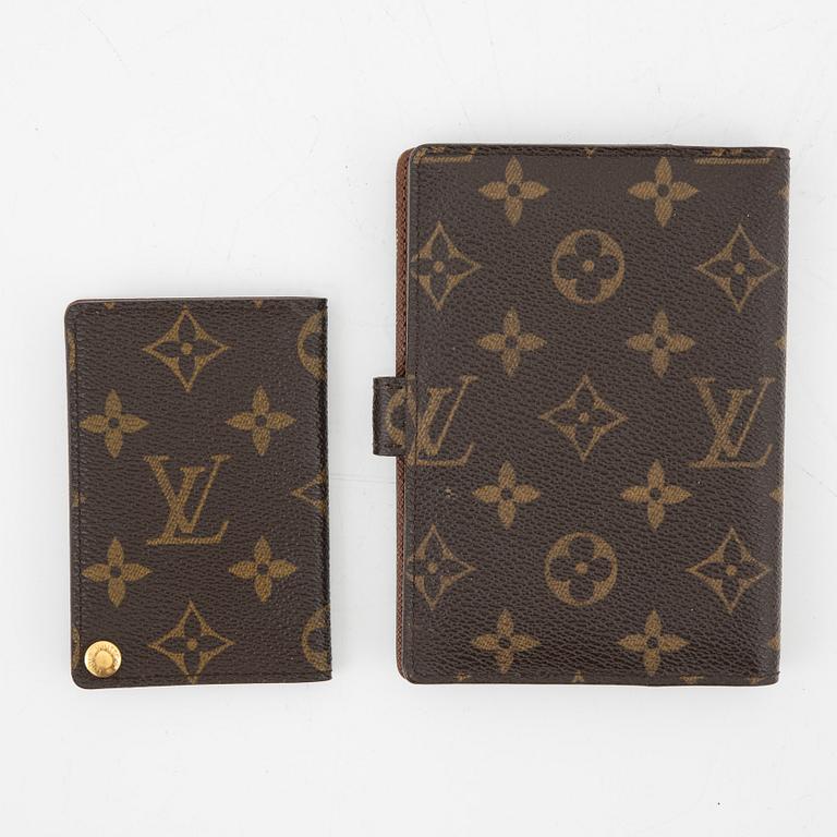 Louis Vuitton, korthållare samt fodral "Ring Agenda Holder".