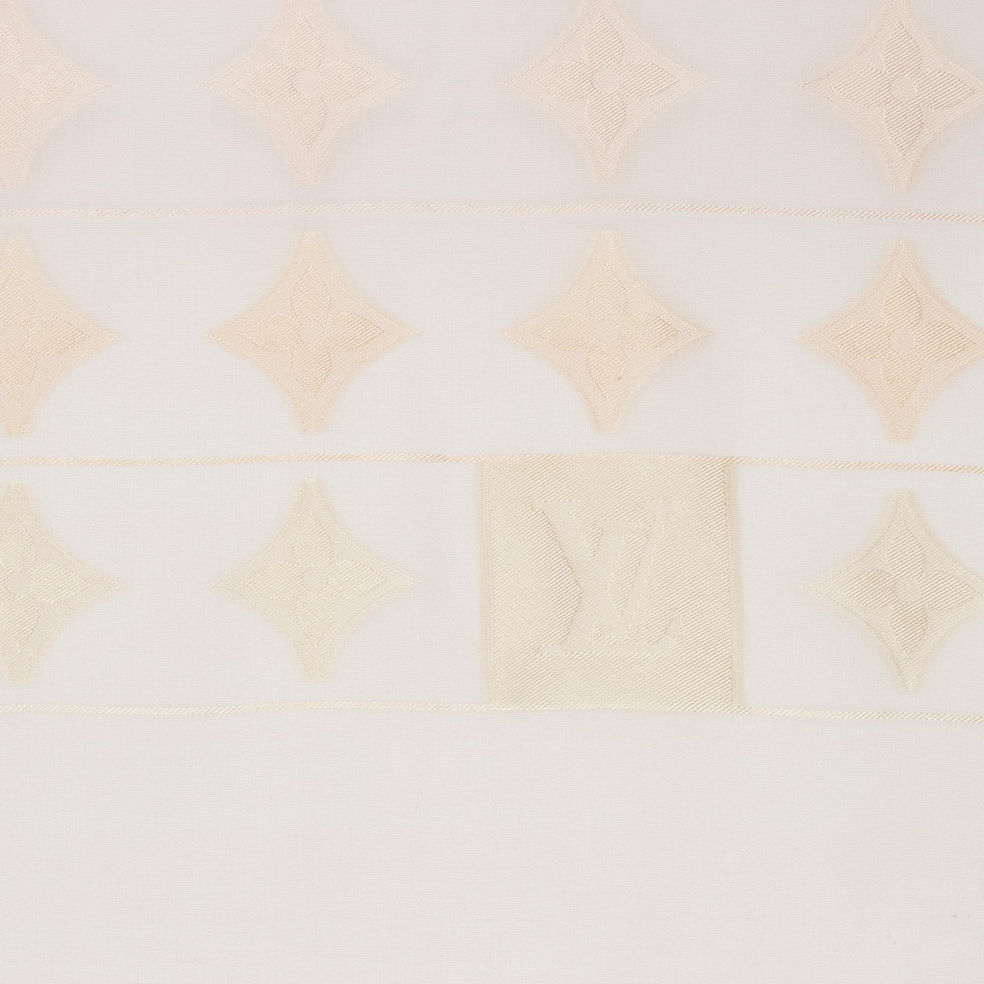 Louis Vuitton, a 'Etole Delhi Rose' silk scarf.