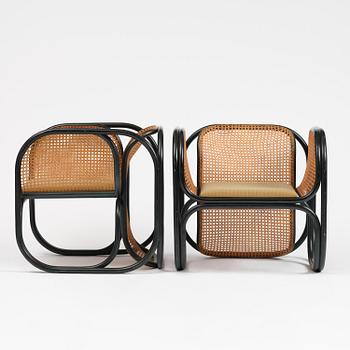 Jan Bocan, fåtöljer, ett par, Thonet, utförda för Tjeckoslovakiska ambassaden, Stockholm, 1972.