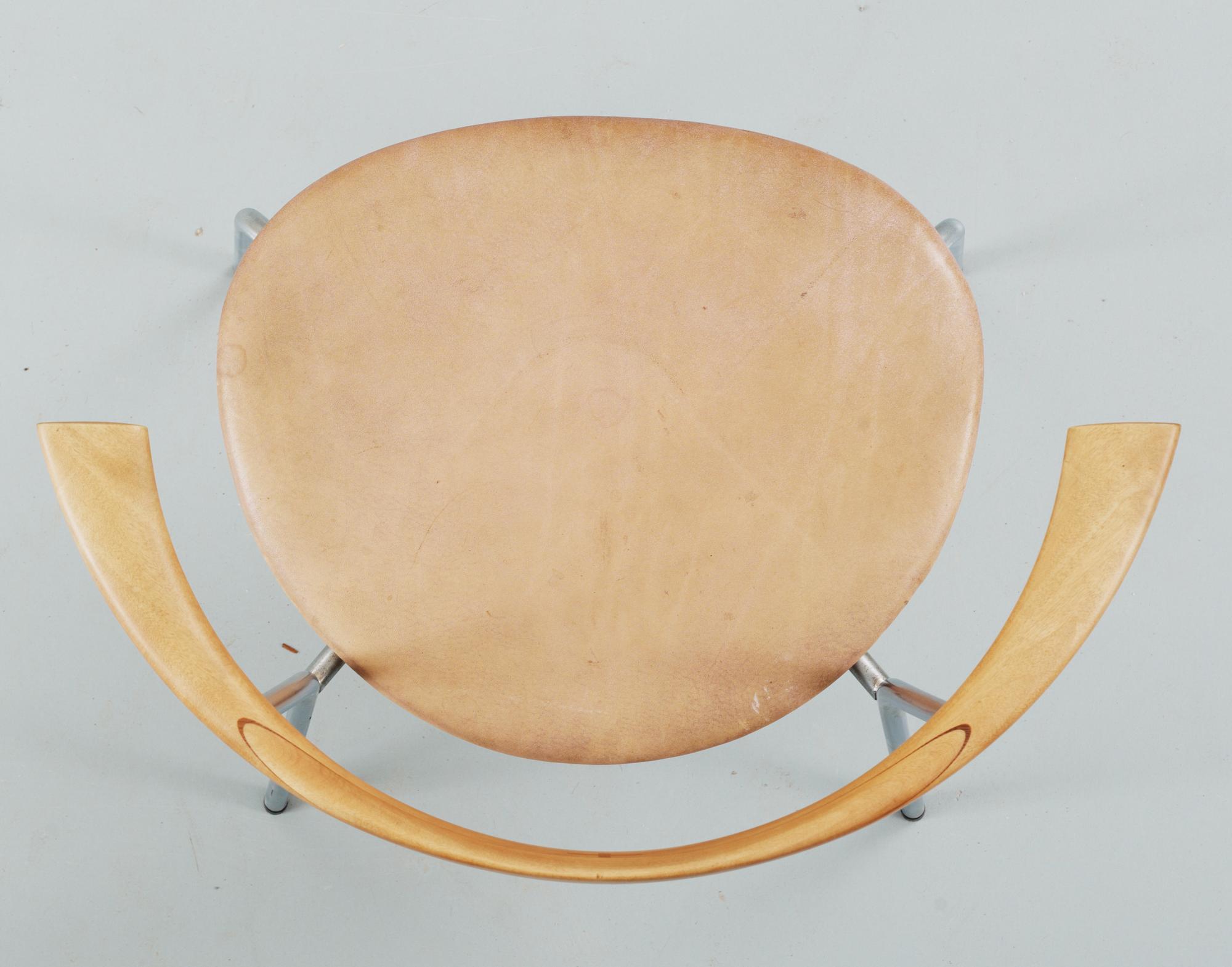 HANS J WEGNER, stolar, 6 st, Johannes Hansen, Danmark 1950-tal, modell 701.