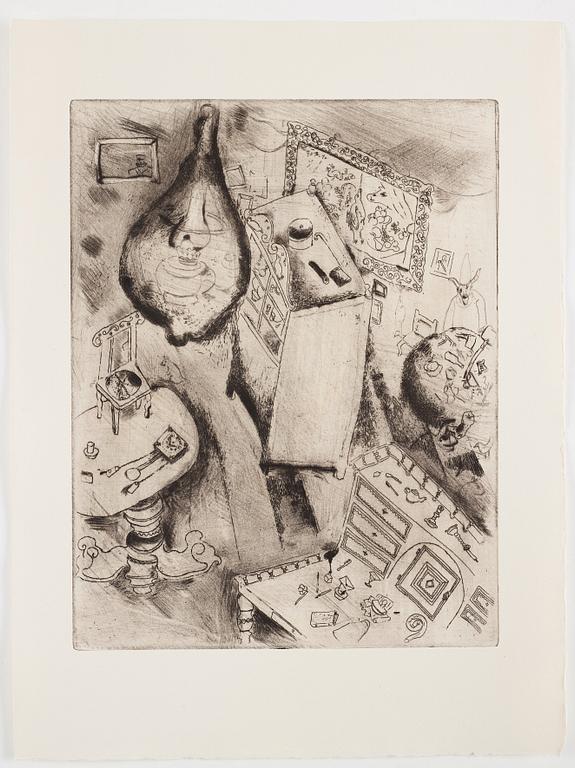 Marc Chagall, MARC CHAGALL, 71 etchings from the edition of 285 examples on Arches/MBM/J. Perrigot paper, 1923-1948.