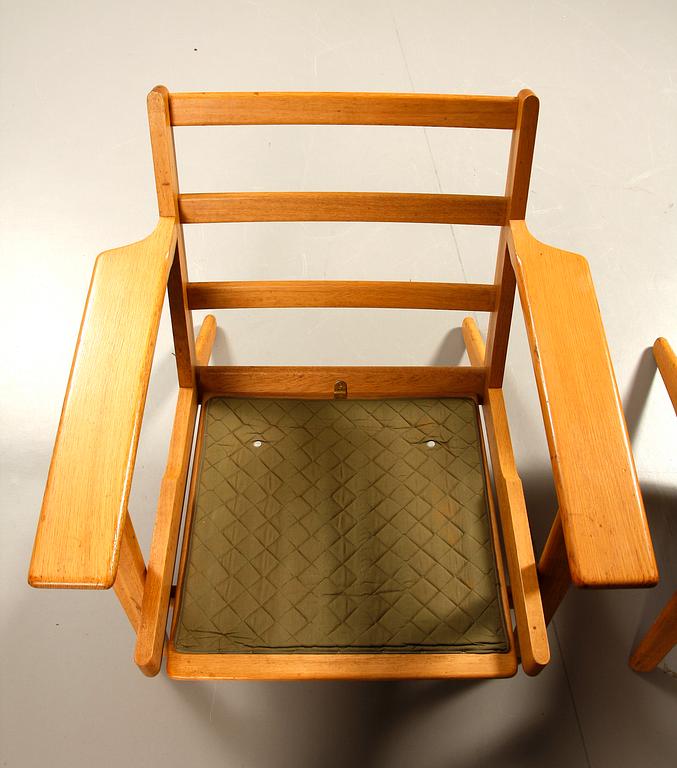 FÅTÖLJER, ett par, GE-290, Hans Wegner, Getama.