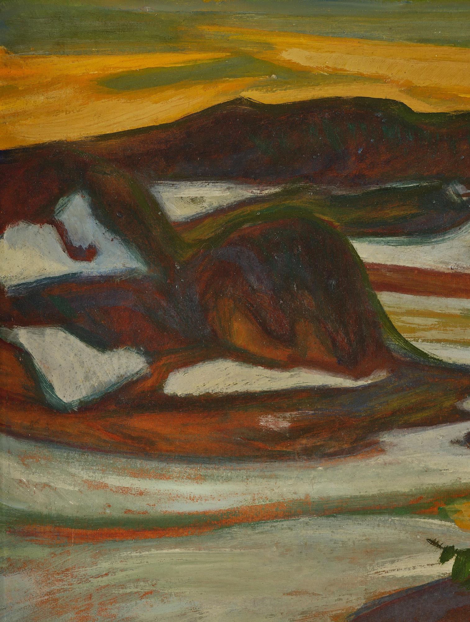 Helmer Osslund, Islossning, Ångermanälven.