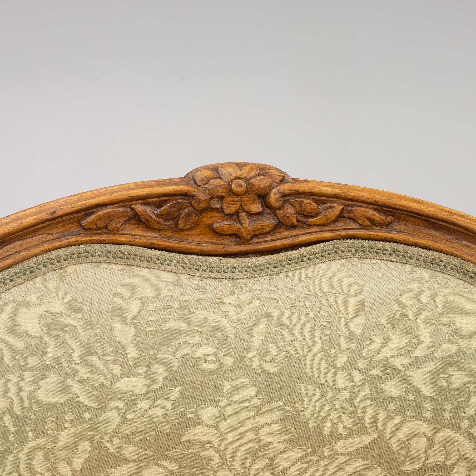A pair of Rococo chairs, second half of the 18th Century.