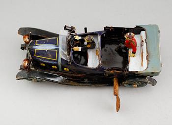 LEKSAK, plåtbil, Mettoy, England, 1900-talets mitt.