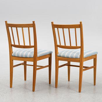 Carl Malmsten, a five-piece 'Solna' dining suite, second half of the 20th Century.
