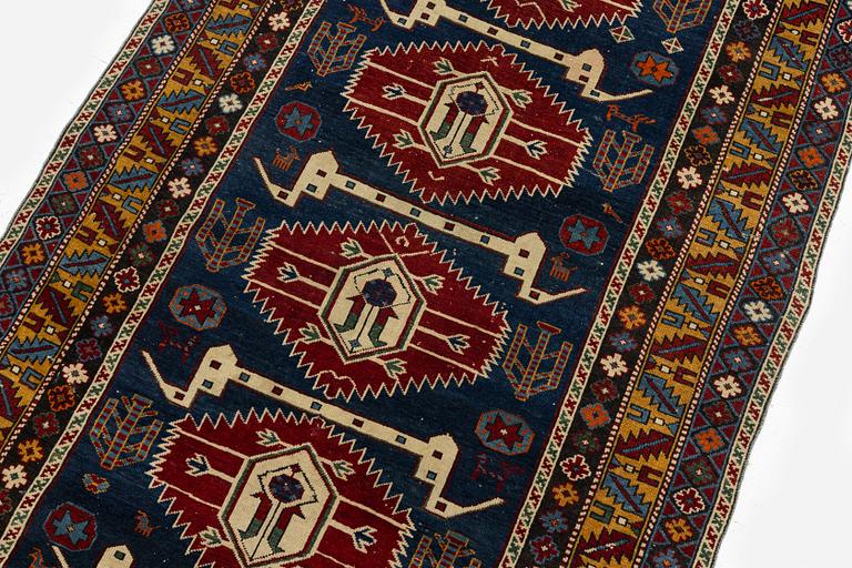 An antique Karagashli rug, northeast Caucasus, c. 165 x 101 cm.