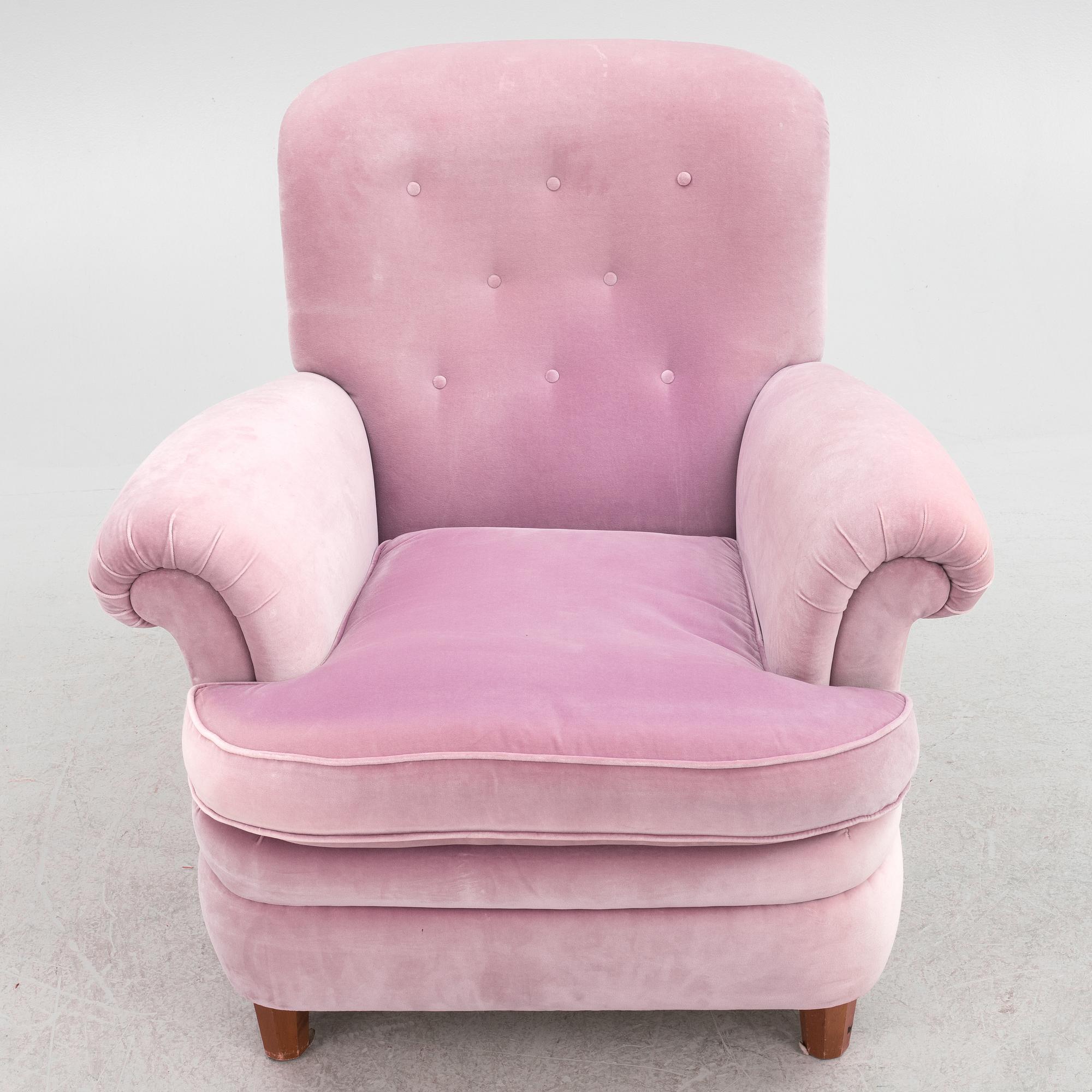 Josef Frank, fåtölj, modell 336, Firma Svenskt Tenn.