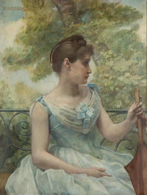 Jean-François Gigoux, oil on canvas, signed.