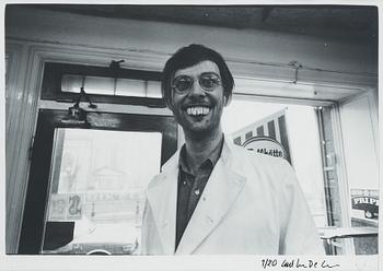 Carl Johan De Geer, photograph, signed 1/20.