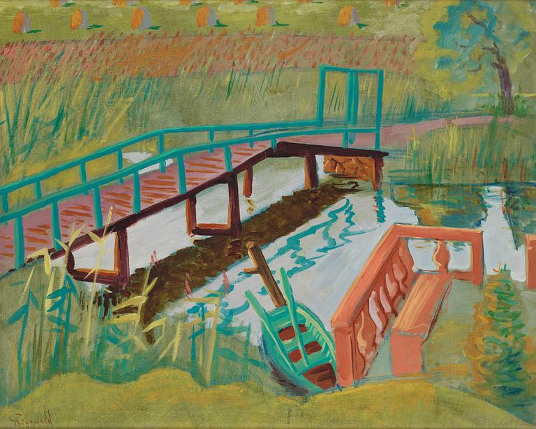 Isaac Grünewald, "Sommarafton, Gryt".