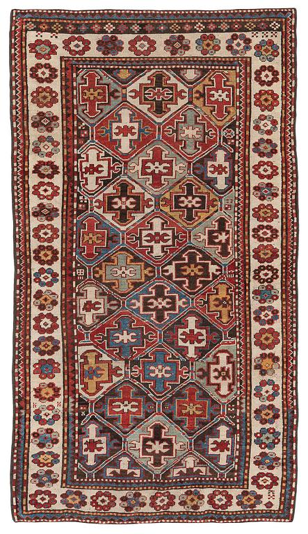 An antique Karabagh rug, south Caucasus, c. 210 x 118 cm.