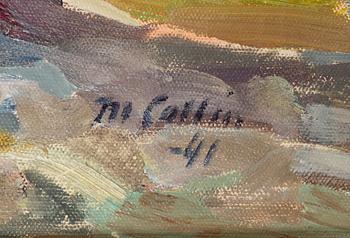 Marcus Collin, oil on canvas, signed and dated -41.