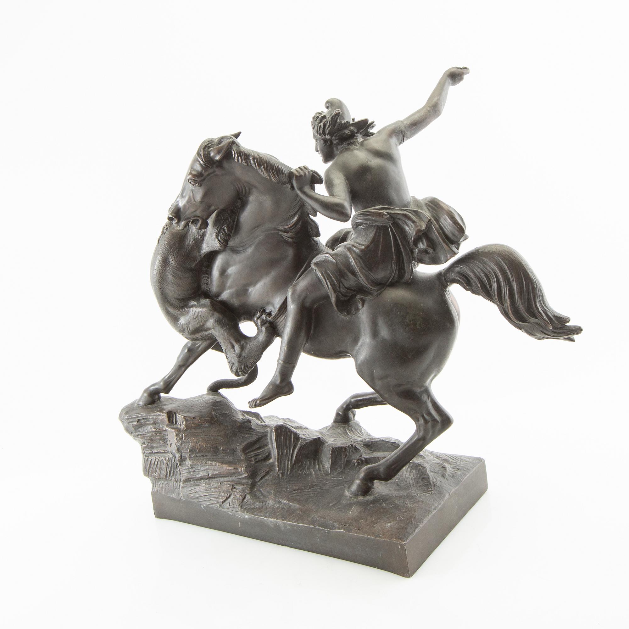 August Kiss, efter skulptur "Amazone zu Pferde".