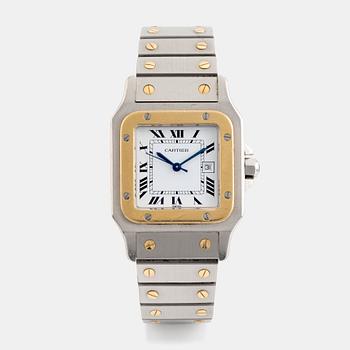 Cartier, Santos Carrée, armbandsur, 29 x 29 (41) mm.