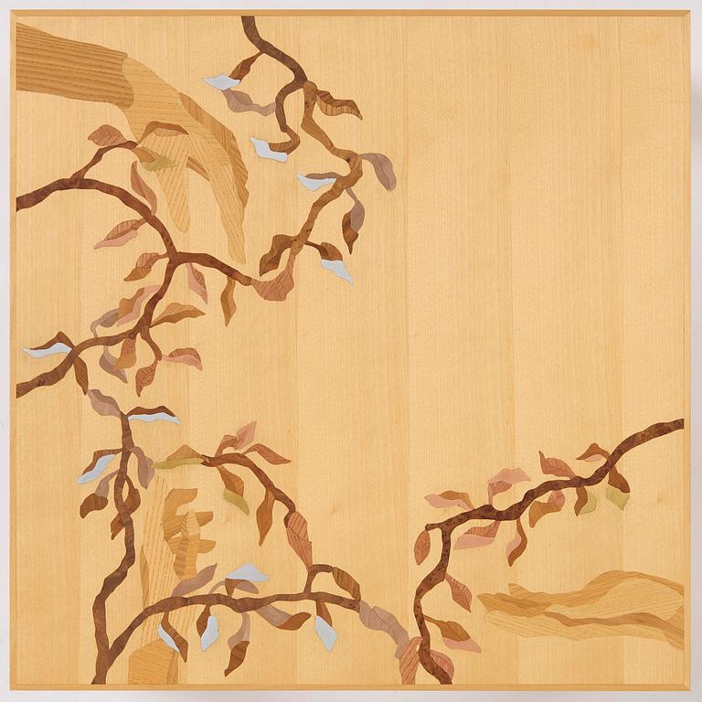 Klara Knutsson, a unique table, "Ornament", executed at Malmstens LiU, Stockholm, 2021.