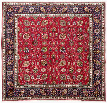 A carpet, Tabriz, ca 305 x 290 cm.