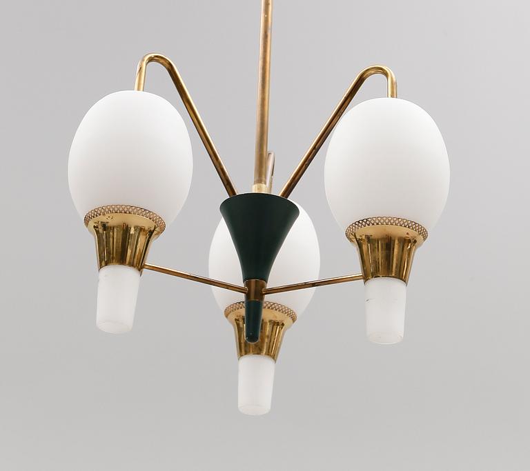 TAKLAMPA, 1900-talets mitt. Höjd 74 cm.