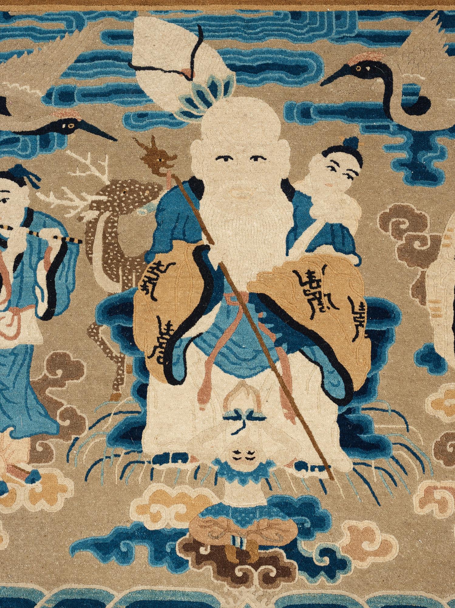 RUG. Semi-antique China. 120.5 x 231,5 cm.