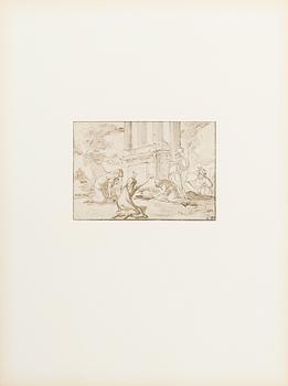 MAPP med 18 reproduktioner av Nicolas Poussin, utgiven av John Kroon. Nr 180/400.