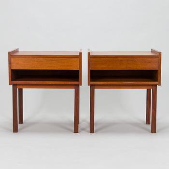 Sängbord, ett par, 1900-talets mitt.