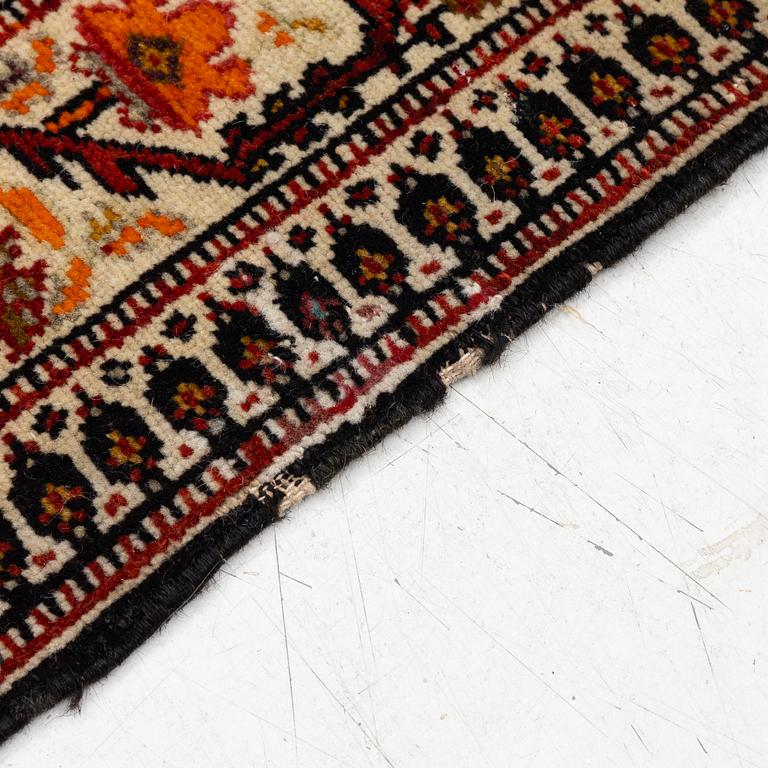 Rug, antique Ardabil probably, approx. 212 x 117 cm.
