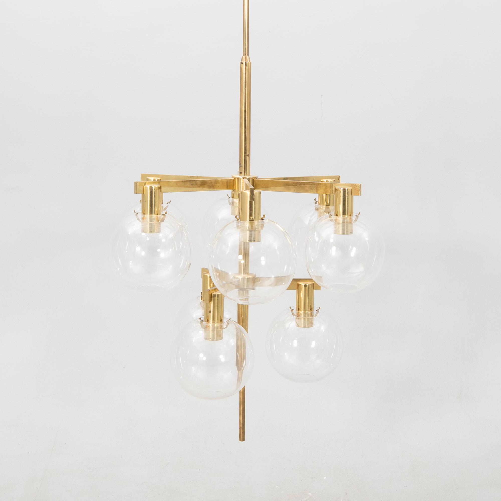 Hans-Agne Jakobsson, Ceiling lamp model T 348/9, second half of the 20th century.