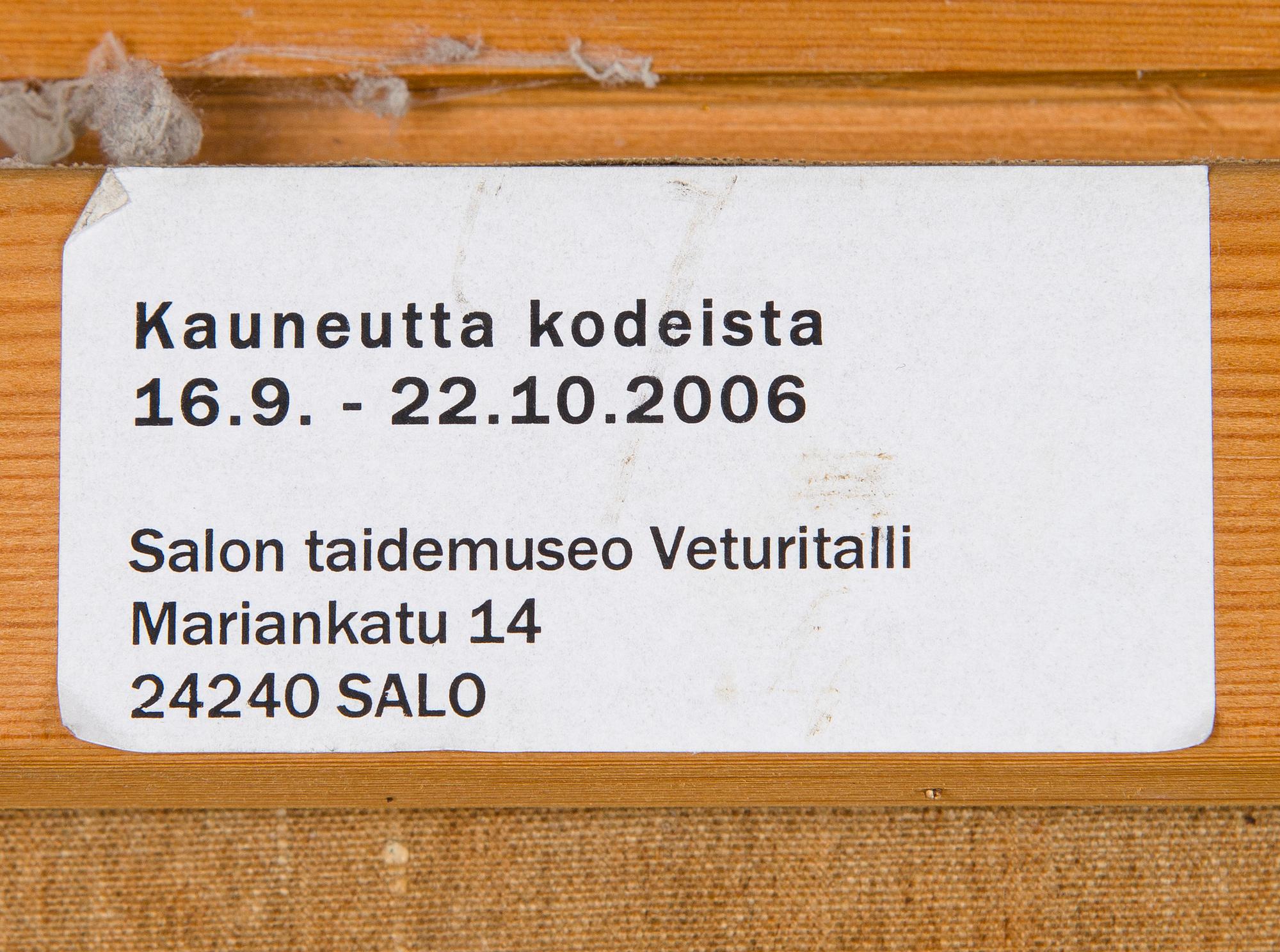 Antti Favén, "Kynttilän valossa".