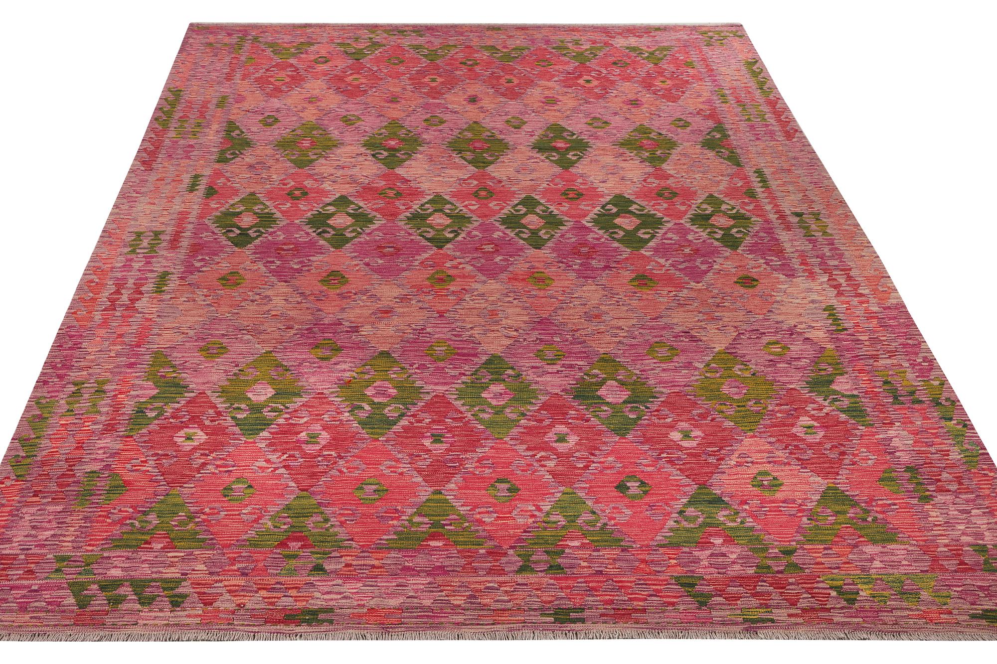 Matta, Afghansk kelim, ca 364 x 253 cm.