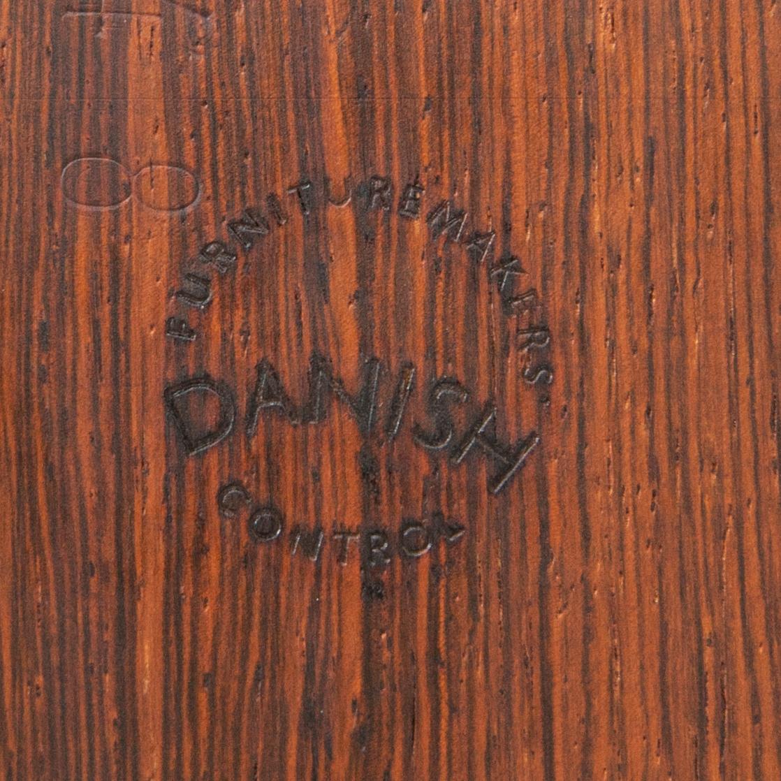 A Danish 1950/60s jacaranda coffee table.