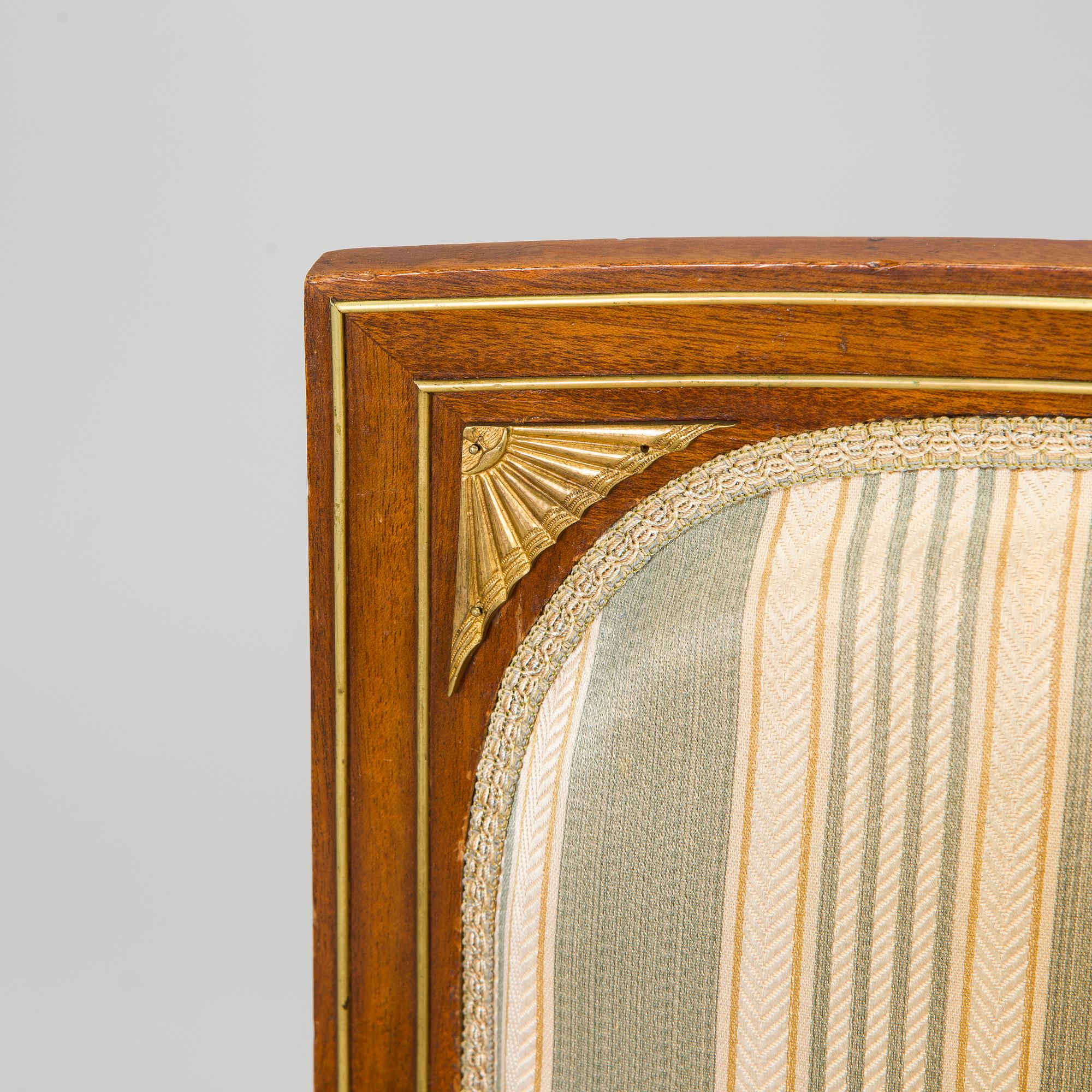 Möblemang, 8 delar, Empirestil, Ryssland, 1900-talets början.