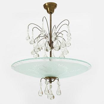 A Swedish Grace ceiling lamp, 1020's/30's.