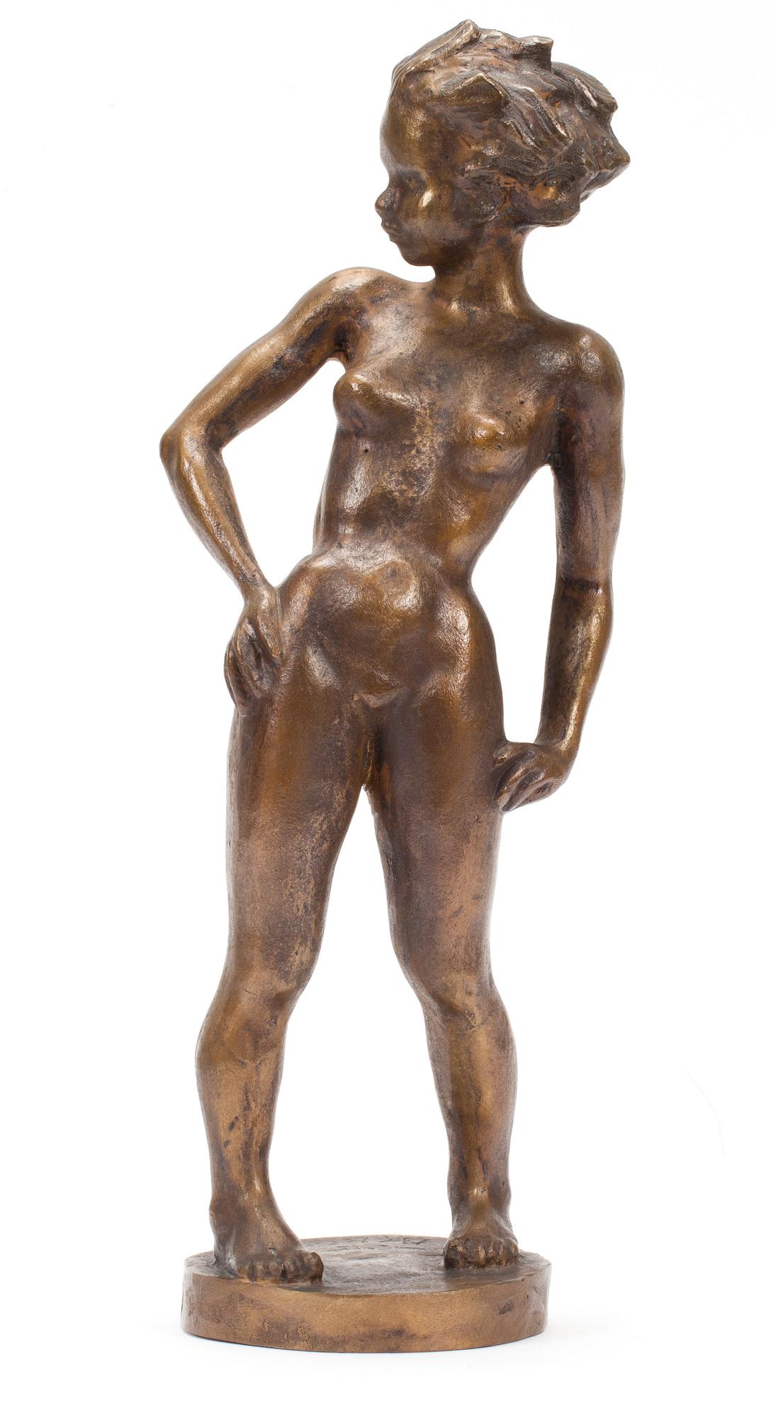 SIGGE BERGGREN, skulptur, brons, signerad.
