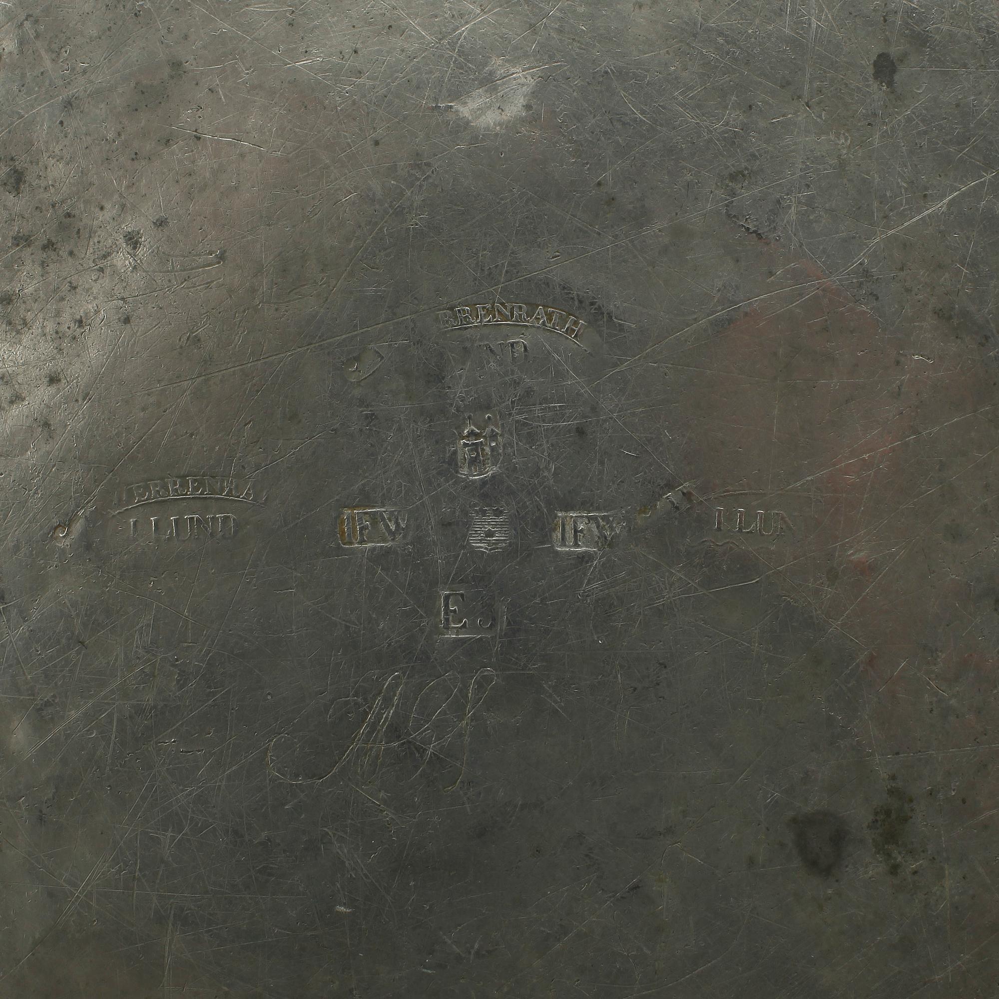 FAT, 2st, tenn, Johan Fredrik Werrenrath, Lund, 1859 och 1860.