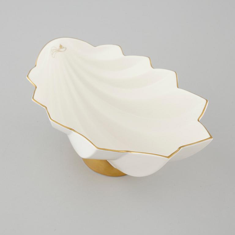 A bowl by Karin Björquist, "Pliss", from "Nobelservisen", Rörstrand, dated -96.