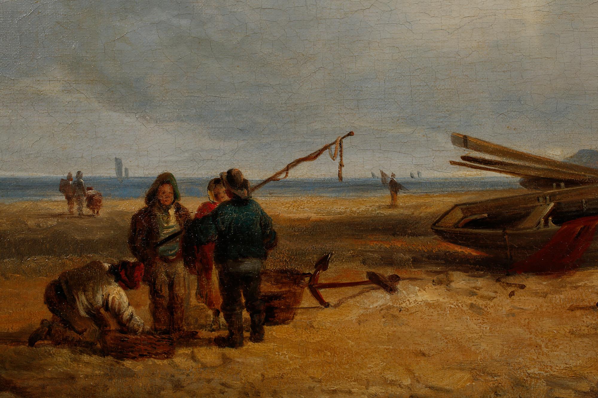 OKÄND KONSTNÄR, olja på duk, signerad B Callow?, daterad 1892?.