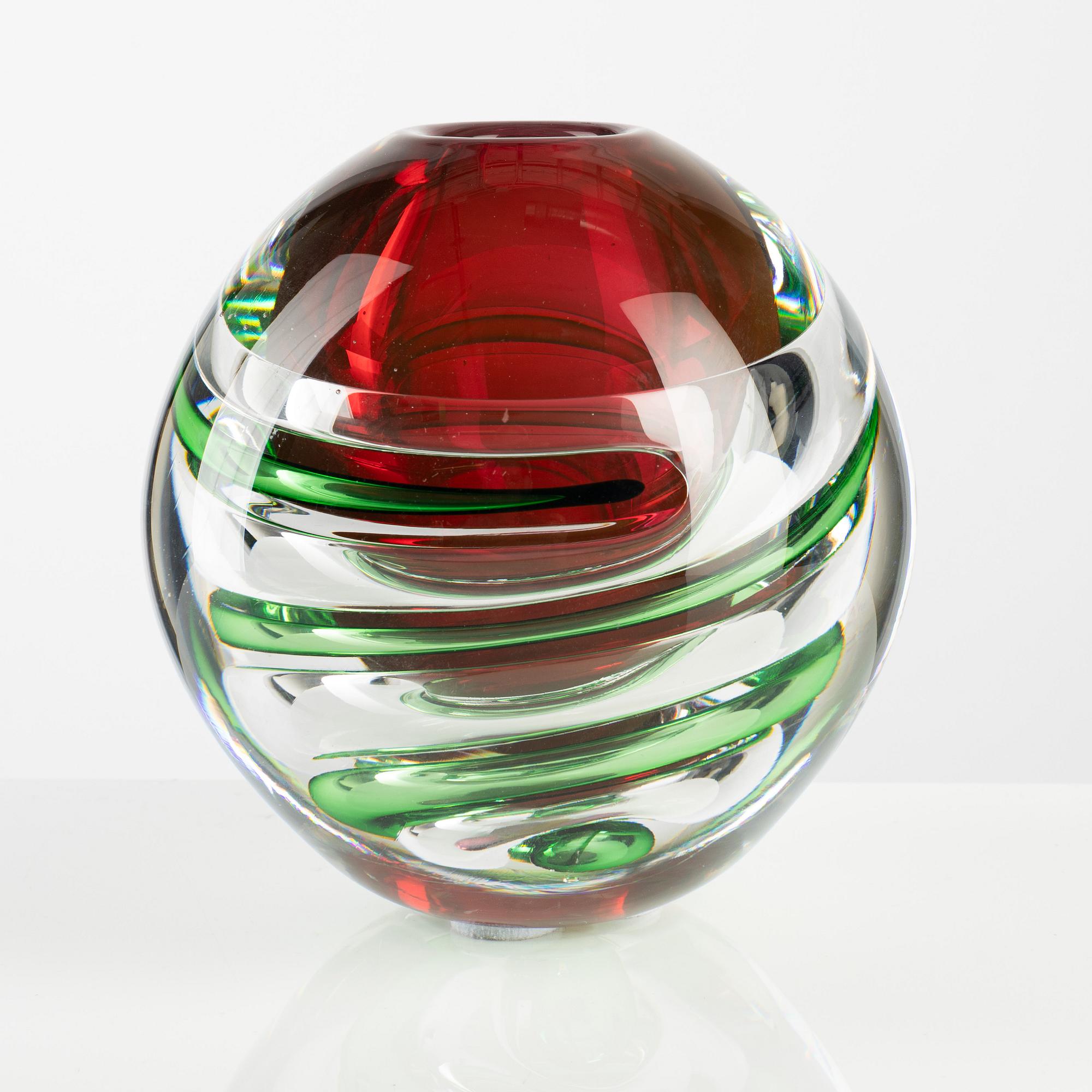 Lars Hellsten, vaser, 2 st, Orrefors.