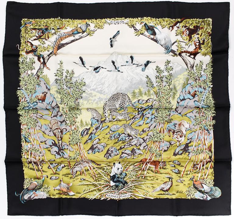 HERMÉS SCARF, siden, "Sichuan".