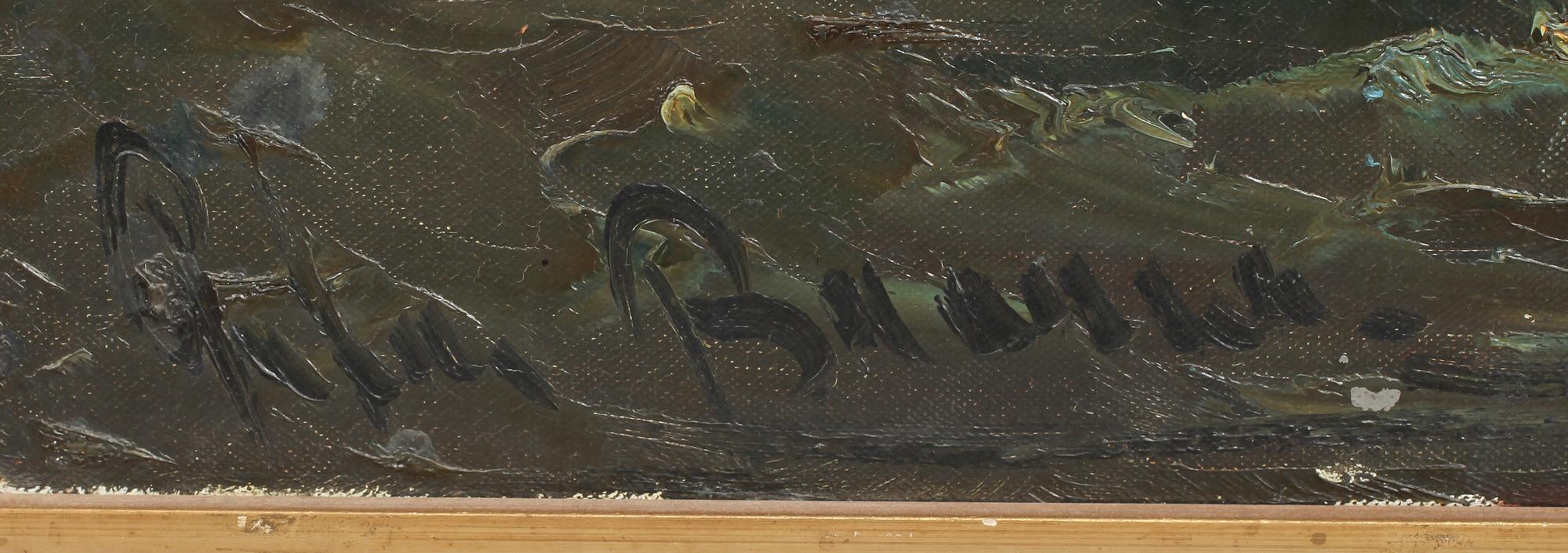 PIETER BROUWER, olja på duk, signerad.