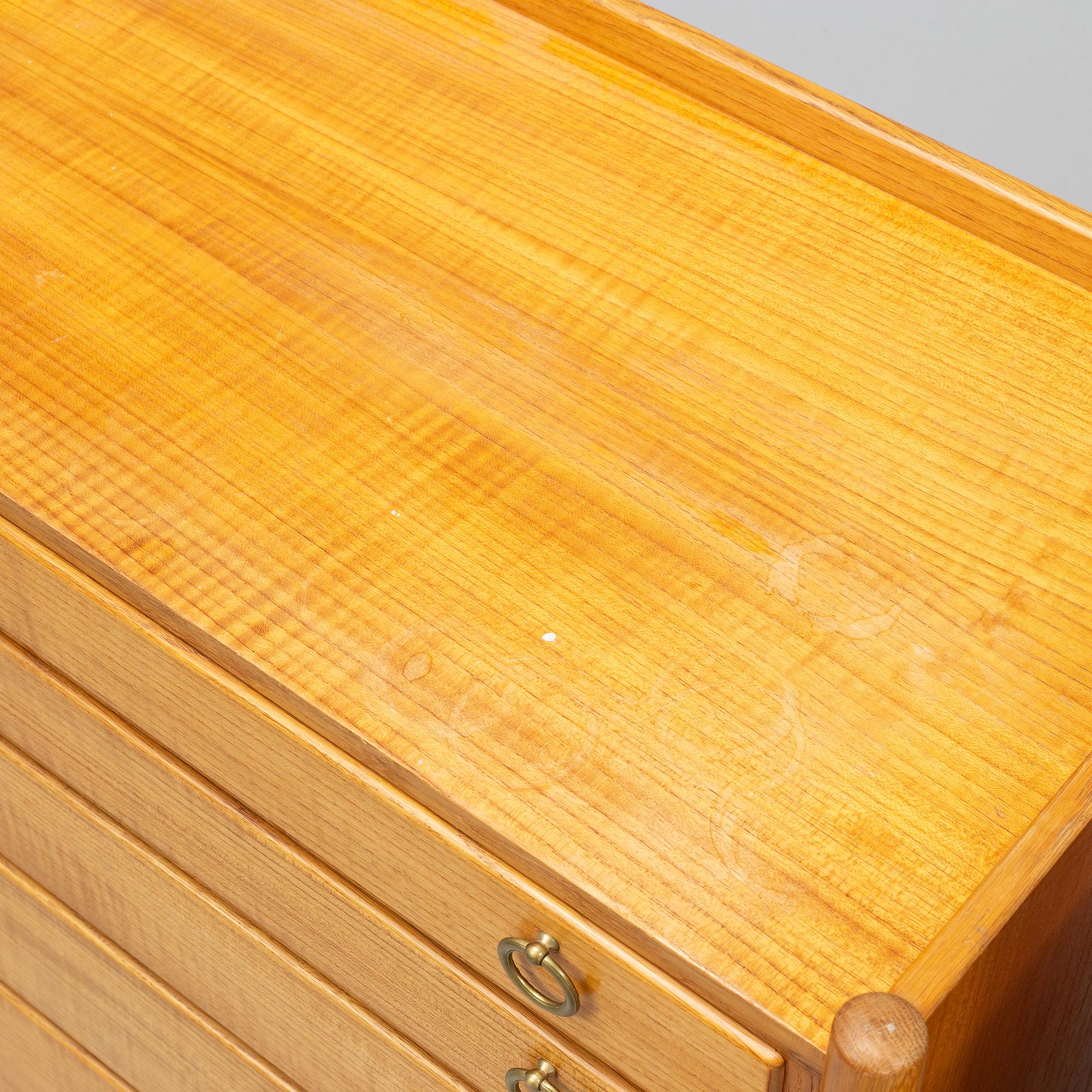 Three teak chest of drawers, 1960's.
