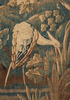 TAPESTRY, woven tapestry. 284 x 295 cm. Flanders around 1700.