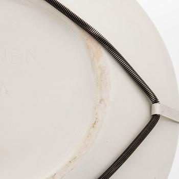 Birger Kaipiainen, dekorationstallrik,stengods, signerad Kaipiainen Arabia.