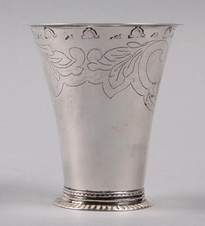 BÄGARE, silver, Johan Söderdahl Söderköping 1796.