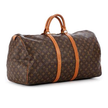 263. LOUIS VUITTON, a monogram canvas weekend bag, "Keepall 55", 1988.