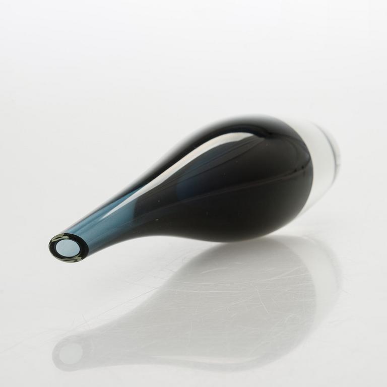 Tapio Wirkkala, A glass vase, signed Tapio Wirkkala Iittala 3299.