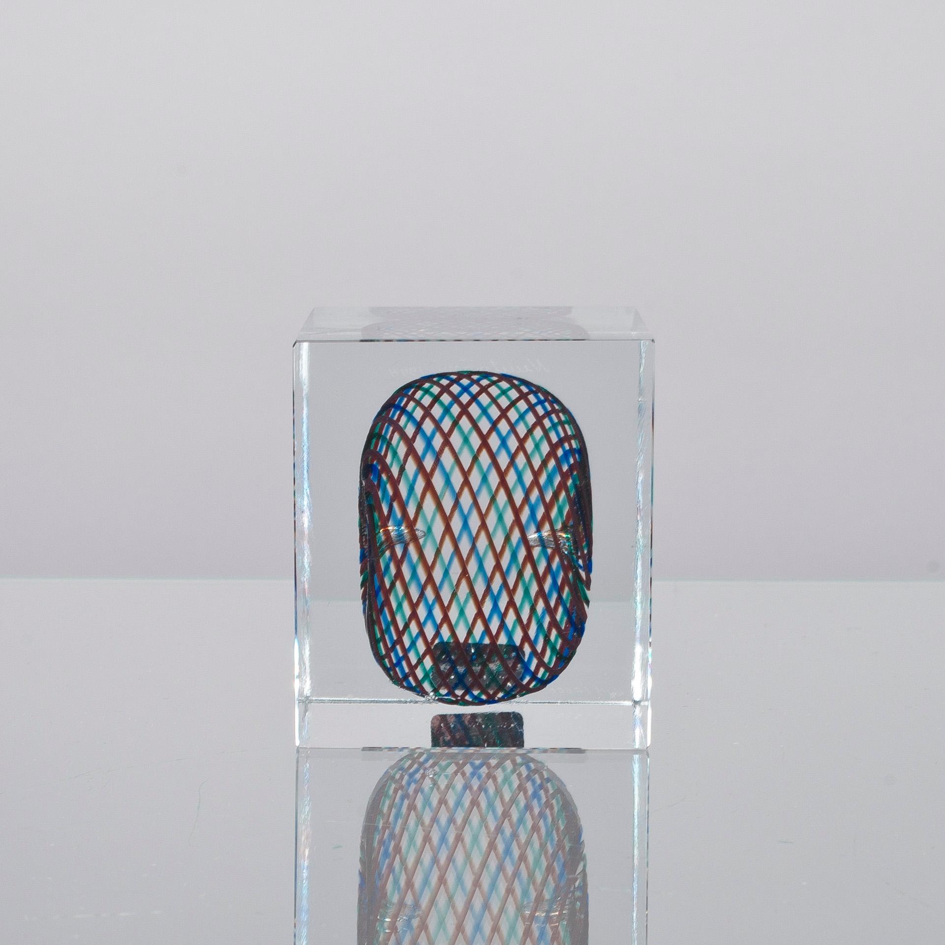 ÅRSKUB, glas, signerad Oiva Toikka, Notsjö 1994, numrerad 614/2000.
