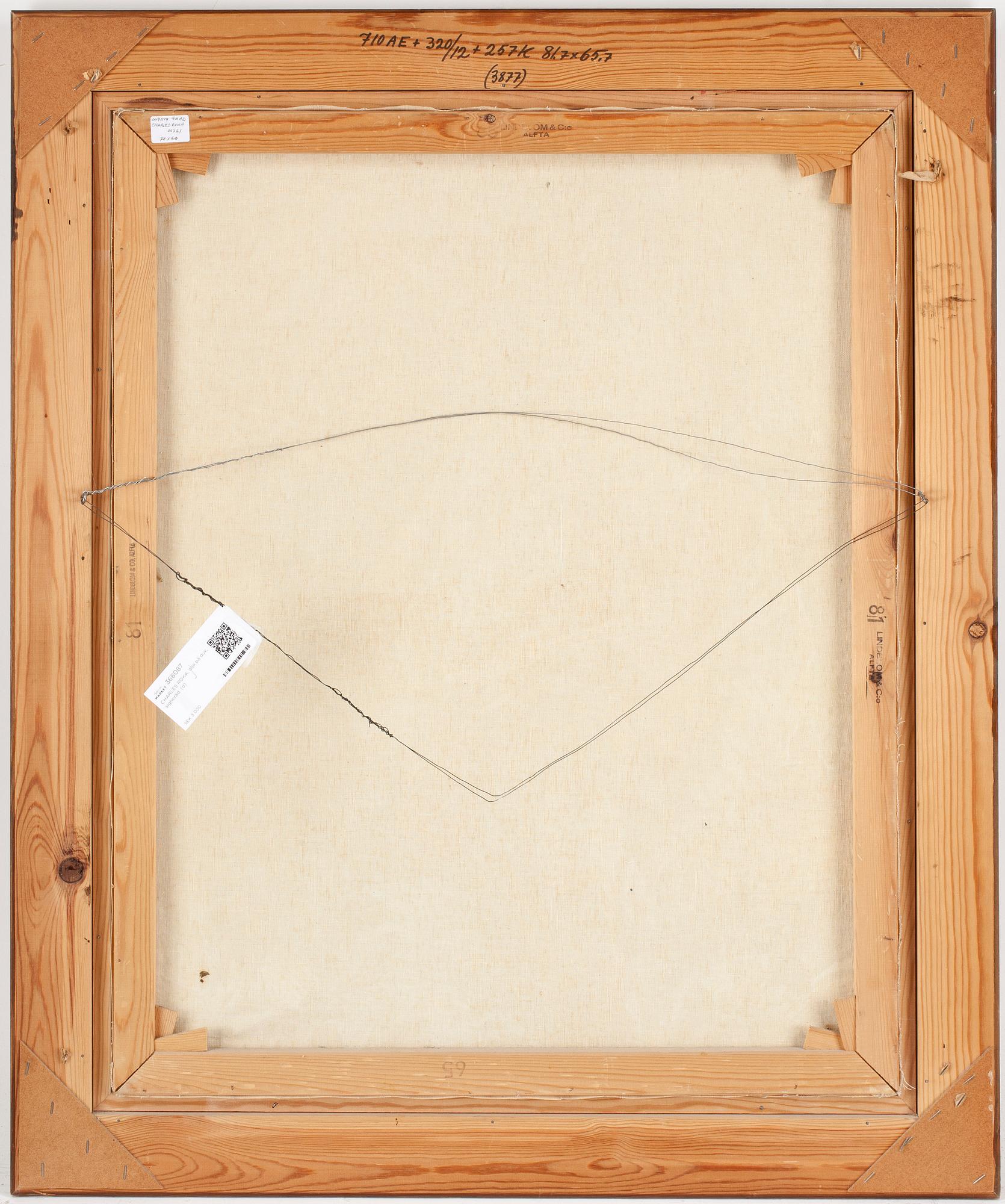 CHARLES ROKA, olja på duk, signerad.